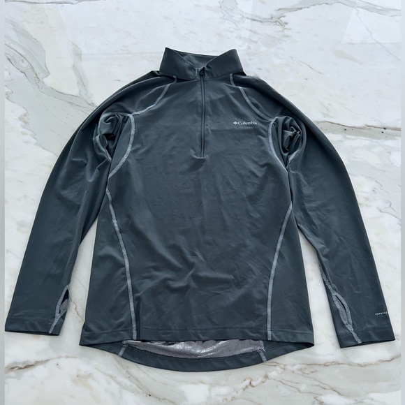 COLUMBIA OMNI-HEAT THERMAL REFLECTIVE GRAY LIGHT WEIGHT JACKET SIZE S/P - Picture 8 of 17